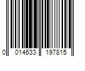 Barcode Image for UPC code 0014633197815