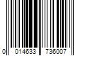 Barcode Image for UPC code 0014633736007