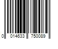 Barcode Image for UPC code 0014633750089