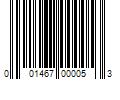 Barcode Image for UPC code 001467000053