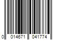 Barcode Image for UPC code 0014671041774