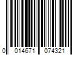 Barcode Image for UPC code 0014671074321