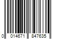 Barcode Image for UPC code 0014671847635