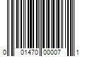 Barcode Image for UPC code 001470000071