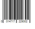 Barcode Image for UPC code 0014717229302