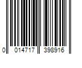 Barcode Image for UPC code 0014717398916