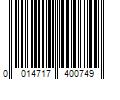 Barcode Image for UPC code 0014717400749