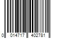 Barcode Image for UPC code 0014717402781