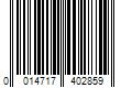 Barcode Image for UPC code 0014717402859