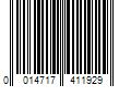 Barcode Image for UPC code 0014717411929