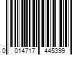 Barcode Image for UPC code 0014717445399