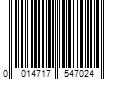 Barcode Image for UPC code 0014717547024