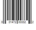 Barcode Image for UPC code 001472003322