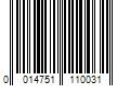 Barcode Image for UPC code 0014751110031