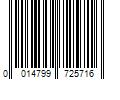 Barcode Image for UPC code 0014799725716