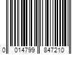 Barcode Image for UPC code 0014799847210