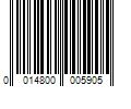 Barcode Image for UPC code 0014800005905