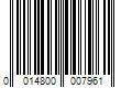 Barcode Image for UPC code 0014800007961