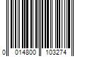 Barcode Image for UPC code 0014800103274