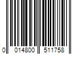 Barcode Image for UPC code 0014800511758