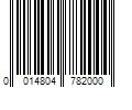 Barcode Image for UPC code 0014804782000