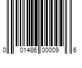 Barcode Image for UPC code 001486000096