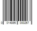 Barcode Image for UPC code 0014895000267