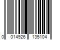 Barcode Image for UPC code 0014926135104