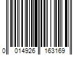 Barcode Image for UPC code 0014926163169