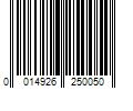 Barcode Image for UPC code 0014926250050