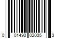 Barcode Image for UPC code 001493020353