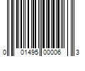 Barcode Image for UPC code 001495000063