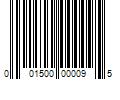 Barcode Image for UPC code 001500000095