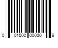 Barcode Image for UPC code 001500000309