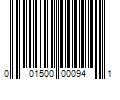 Barcode Image for UPC code 001500000941