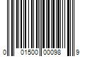 Barcode Image for UPC code 001500000989