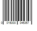 Barcode Image for UPC code 0015000045357