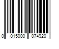 Barcode Image for UPC code 0015000074920