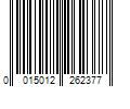 Barcode Image for UPC code 0015012262377