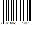 Barcode Image for UPC code 0015012372892