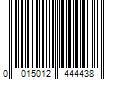 Barcode Image for UPC code 0015012444438