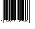 Barcode Image for UPC code 0015012475036