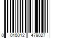 Barcode Image for UPC code 0015012479027