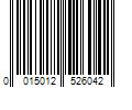 Barcode Image for UPC code 0015012526042