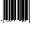 Barcode Image for UPC code 0015012574951