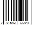 Barcode Image for UPC code 0015012722048