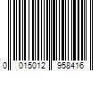 Barcode Image for UPC code 0015012958416