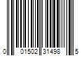 Barcode Image for UPC code 001502314985