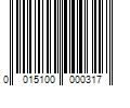 Barcode Image for UPC code 0015100000317