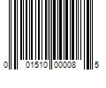 Barcode Image for UPC code 001510000085